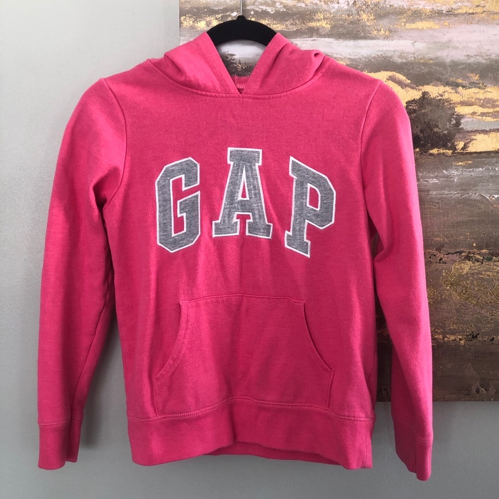 Gap Kids Purple Velour Top and Logo Sweatshirt - Picture 2 of 10